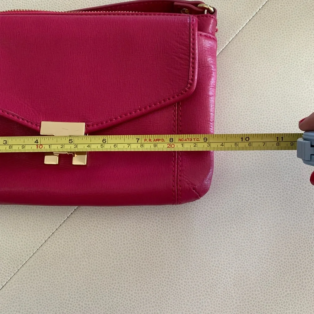 Tommy Hilfiger Crossbody Pink Handbag Minimalist Purse Shoulder Bag Classic